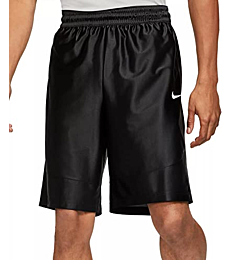 Nike Men's Dri-FIT 11" Durasheen Basketball Shorts (as1, Alpha, m, Regular, Regular, Black/White, MD, Loose)
