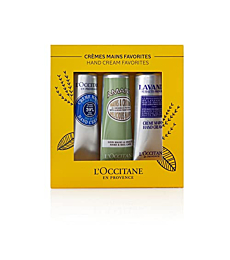 L'Occitane Hand Cream Classics, 3-Piece Set: Moisturizing Hand Creams, Iconic Scents, Vegan, All Skin Types, Perfect Gift, Made in France