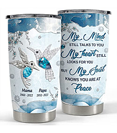SANDJEST Personalized Dragonfly Tumbler Jewelry Cross 20oz 30oz Tumblers with Lid Gift for Christian Mother Father Grandparents Christmas Birthday