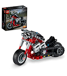 LEGO Technic Motorcycle 42132 Building Toy Set for Kids, Boys, and Girls Ages 7+ (163 Pieces)