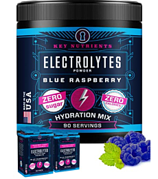 Delicious Blue Raspberry Electrolyte Drink Mix