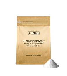 Pure Original Ingredients L-Threonine (1lb) Essential Amino Acid, Dietary Supplement Powder