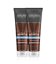 John Frieda Brilliant Brunette Multi-Tone Revealing Daily Shampoo, 8.45 Fluid Ounce (Pack of 2)