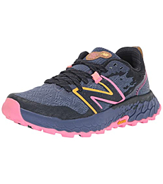 New Balance Women's Fresh Foam X Hierro V7 Trail Running Shoe, Night Sky/Vibrant Pink/Black, 5