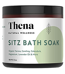 Best Organic Sitz Bath Soak For Postpartum Recovery Care New Mom Essentials & Natural Hemorrhoid Treatment, 100% Natural & Gentle With Pure Epsom & Dead Sea Salts Witch Hazel Lavender Essential Oil