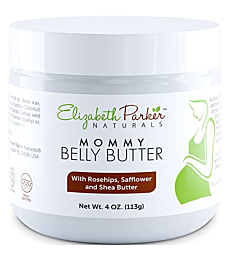 Stretch Mark Cream for Pregnancy with Shea Butter - Maternity Belly Butter and Moisturizer - Skin Tightening Cream and Stretch Mark Remover with Cocoa Butter - Pregnancy Must Haves - Lavender (4oz)