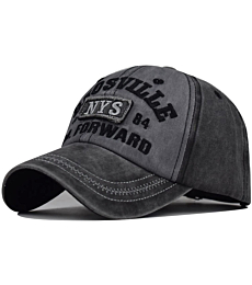 New York Baseball Caps Mens Women Vintage Embroidery Snapback Sunshade Hip Hop Peaked Cap Retro Cotton Sun Dad Hat