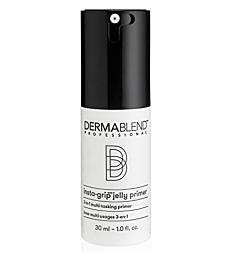 Dermablend Insta-Grip Jelly Primer Face Makeup, Silicone-Free Face Primer for Dry Skin, Pore Minimizing with 24HR Wear, 1.0 Fl oz
