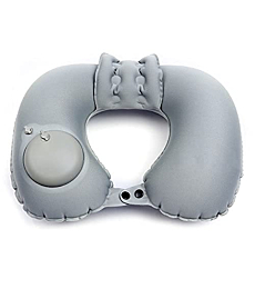 Ultralight Neck Pillow Travel Pillow Inflatable, Compact Portable Neck Support Pillow for Airplane,Neck Travel Pillow for Adults and Kids in Airplanes, Office Napping, Cars, Home,Outdoors