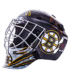 Franklin Sports Boston Bruins NHL Hockey Goalie Face Mask - Goalie Mask for Kids Street Hockey - Youth NHL Team Street Hockey Masks