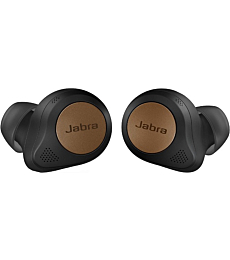 Jabra Elite 85t True Wireless Bluetooth Earbuds, Copper Black – Advanced Noise-Cancelling Earbuds with Charging Case for Calls & Music – Wireless Earbuds with Superior Sound & Premium Comfort
