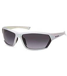 Harley-Davidson Men's Contemporary Rectangular Sunglasses, Silver, 69-16-130