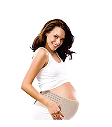 Maternity Belly Bands for Pregnant Women | Pregnancy Belly Support Band for Fetal, Abdomen, Pelvic, Waist, & Back Pain | Adjustable Maternity Belt | For All Stages of Pregnancy & Postpartum (beige)