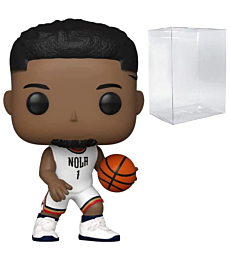 NBA: Pelicans - Zion Williamson (City Edition 2021) Funko Pop! Vinyl Figure (Bundled with Compatible Pop Box Protector Case)