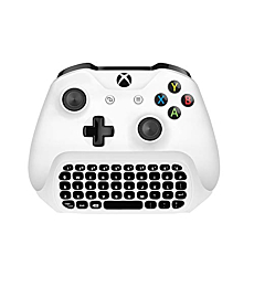 Backlight Keyboard for Xbox One with Audio Jack/Headset Mini Game Keyboard Fit Xbox One/One S/One Elite/2, 2.4G Receiver Included