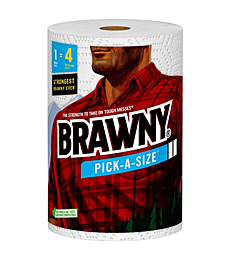 Brawny® Pick-A-Size® Paper Towels, 1 Mega Roll = 4 Regular Rolls