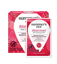 Summer's Eve Blissful Escape Daily Refreshing Feminine Wipes, pH balanced, 16 count