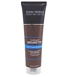 John Frieda Brilliant Brunette Multi-Tone revealing Moisturizing Shampoo for All Shades - 8.45 oz