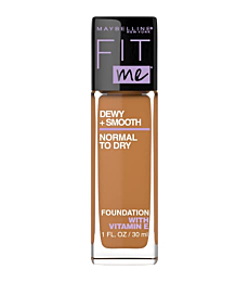 Maybelline Fit Me Dewy + Smooth Foundation Makeup, Coconut, 1 Count