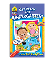 School Zone - Get Ready for Kindergarten Workbook - Ages 3 to 6, Preschool to Kindergarten, Letters, Numbers, Shapes, Colors, Matching, and More (School Zone Little Get Ready!™ Book Series)
