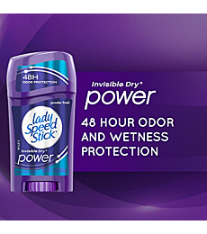 Lady Speed Stick Invisible Dry Power Underarm Antiperspirant Deodorant for Women, Powder Fresh - 2.3 Ounce (Pack of 6)