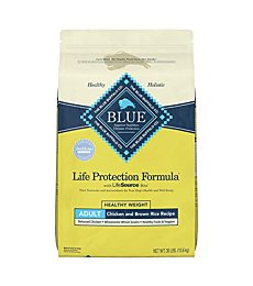 Blue Buffalo Life Protection Formula Natural Adult Dry Dog Food, Lamb and Brown Rice 15-lb