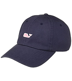 vineyard vines womens Classic Whale Logo Hat Baseball Cap, Navy, One Size US