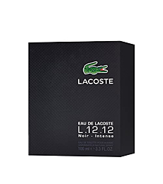 Lacoste L.12.12 Noir Pour Lui Eau de Toilette, 3.3 Fl Oz (Pack of 1)