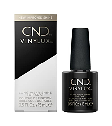 Top Coat Longwear Nail Polish by CND, Gel-like Shine & Chip Resistant, High Gloss, 0.5 Fl Oz (Packaging May Vary).