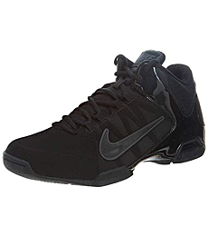 Nike Mens Air Visi Pro Vi Nbk Black/Anthracite Ankle-High Nubuck Basketball Shoe - 11M