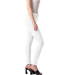 Hybrid & Company Womens Super Stretch Jeans P26136SK White 9