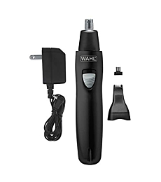 Wahl Deluxe Rechargeable 6-in-1 Detailer with 2 Attachment Heads for Ears, Nose, & Eyebrow Trimming at Home - Model 3023284