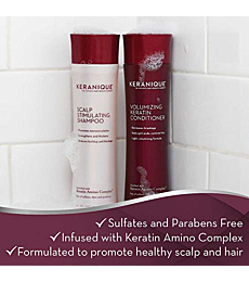Keranique Deep Hydration Anti-Hair Loss System - includes Hair Growth Shampoo and Conditioner for Dry Thinning Hair, 2% Minoxidil Spray, and Lift and Repair Spray, 60 Days
