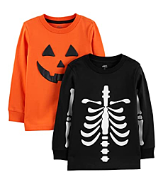 Simple Joys by Carter's Toddlers and Baby Boys' Halloween Long-Sleeve Tees, Pack of 2