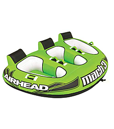 Airhead Mach 3, 1-3 Rider Towable Tube for Boating