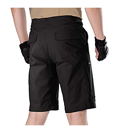 FREE SOLDIER Men's Cargo Shorts with Belt Lightweight Breathable Quick Dry Hiking Tactical Shorts Nylon Spandex