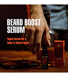 Beard Growth Serum with Biotin & Caffeine by Wild Willies - Natural Beard Care for Thicker, Fuller Healthier Beard - Mens Facial Hair Treatment for Grooming - Increases Thickness and Volume