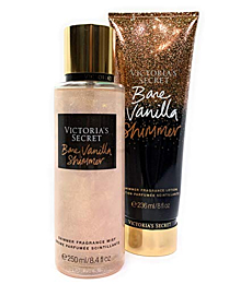 Victoria’s Secret Bare Vanilla Shimmer Fragrance Mist and Lotion Set