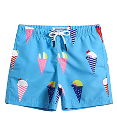 maamgic Boys' Swim Trunks in fun colors, perfect for the beach