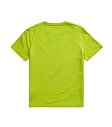 Nautica mens Nautica Men's Navtech Tee T Shirt, Tropic Lime, Large US