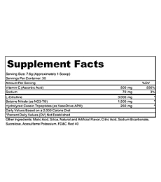Bare Performance Nutrition Endo-Pump, Nitric Oxide, Pump Enhancer (30 Servings, Sour Watermelon)
