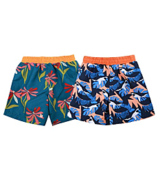 SOLOCOTE Boys Swim Trunks Swim Quick Dry Shorts, SLN6010-Le+Sh-3T