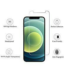 iPhone 12 Pro Max Glass, case-friendly, anti-scratch, HD clarity