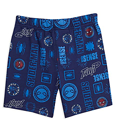 Marvel Avengers Spiderman Toddler Boys T-Shirt and French Terry Shorts Set 5T