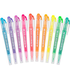 PILOT Precise Marklighter2 Dual Tip Highlighters, Assorted Colors, 36 Count Tub (16165)