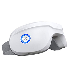 latumab Eye Massager with Heat, Bluetooth Music Heated Massager for Migraines, Relax and Reduce Eye Strain Dark Circles Eye Bags Dry Eye Improve Sleep, Ideal Gifts for Women/Men