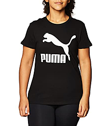 PUMA Women's Plus Size Classics Tee, Black, 2X