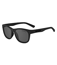Tifosi Optics Swank Sunglasses for Men & Women, Great for Sports, Cycling, Golfing, Running & Lifestyle (Blackout/Smoke Lenses)