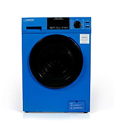 Equator 18 lbs Combination Washer Dryer - Sanitize, Allergen, Winterize,Vented/Ventless Dry- 2021 Model (Blue)