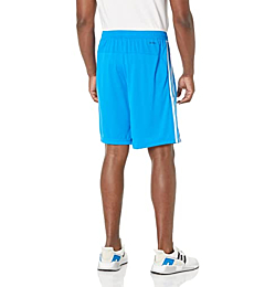 adidas Men's Designed 2 Move 3-Stripes Primeblue Shorts, Blue Rush/White, X-Small
